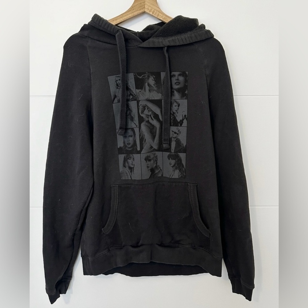NWOT Taylor Swift Official Eras Tour Dark Grey Hoodie - Size Small